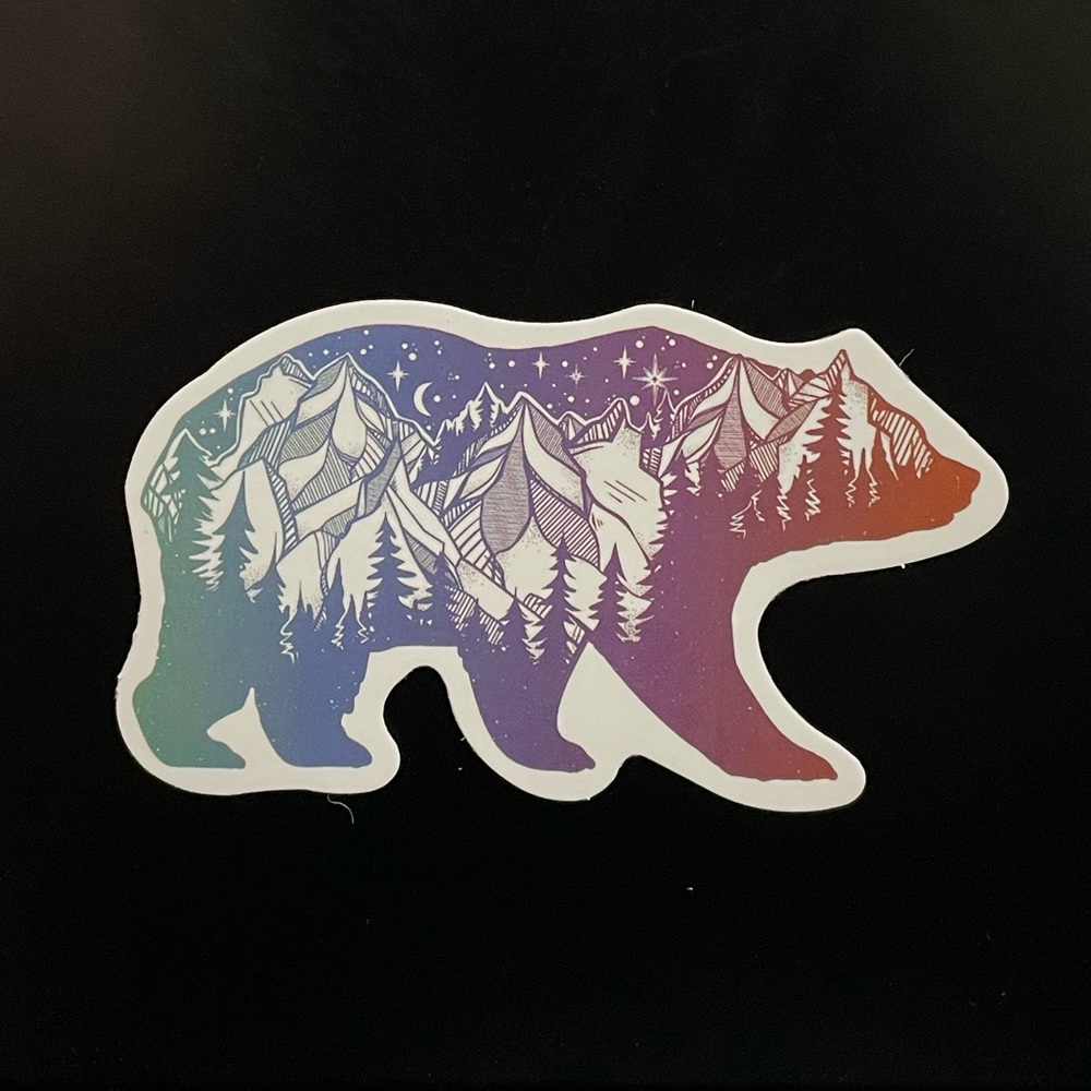 Mountain Bear Sticker